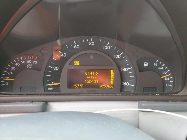Photo 9 from auction – 2002 MERCEDES-BENZ C with VIN WDBRF64J62F216641