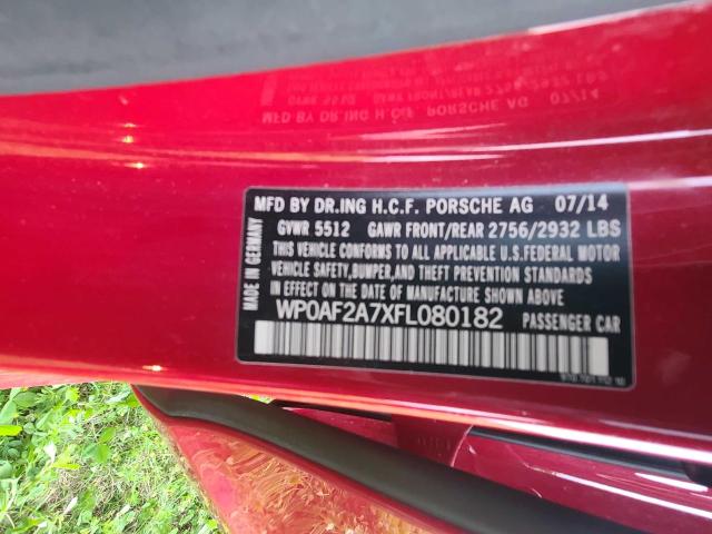 Photo 10 from auction – 2015 PORSCHE PANAMERA G with VIN WP0AF2A7XFL080182