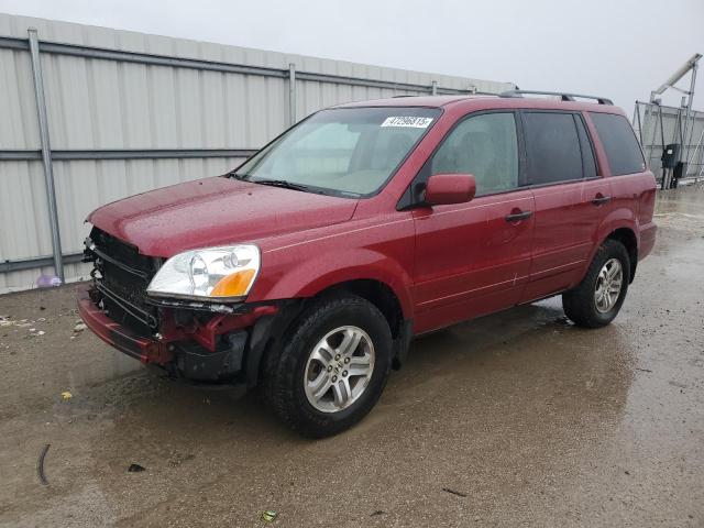 HONDA PILOT EX 2004 with VIN 5FNYF18454B002574 - Photo from auction