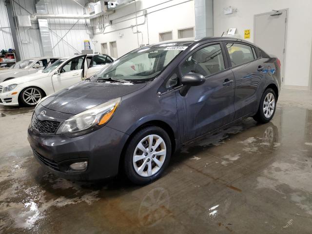 KIA RIO LX 2013 with VIN KNADM4A38D6227796 - Photo from auction