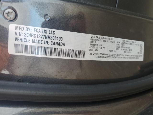 Photo 14 from auction – 2022 CHRYSLER PACIFICA H with VIN 2C4RC1S77NR208193