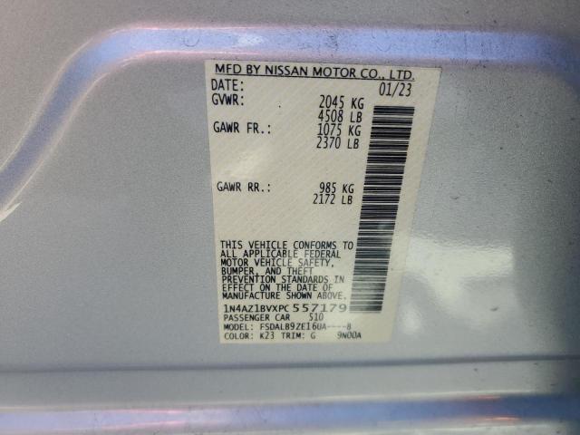 Photo 14 from auction – 2023 NISSAN LEAF S with VIN 1N4AZ1BVXPC557179