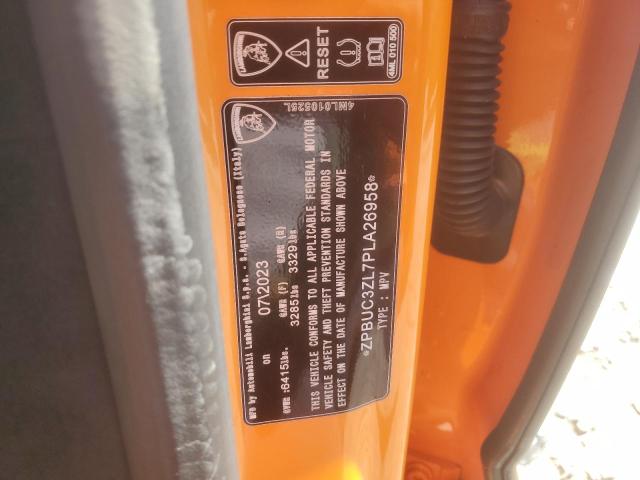 Photo 14 from auction – 2023 LAMBORGHINI URUS PERFO with VIN ZPBUC3ZL7PLA26958
