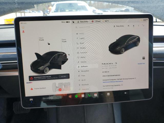 Снимка 9 от търг – 2021 TESLA MODEL 3 с VIN 5YJ3E1EB3MF980202