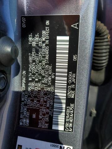 Photo 14 from auction – 2007 TOYOTA 4RUNNER SR with VIN JTEZT14R870029281