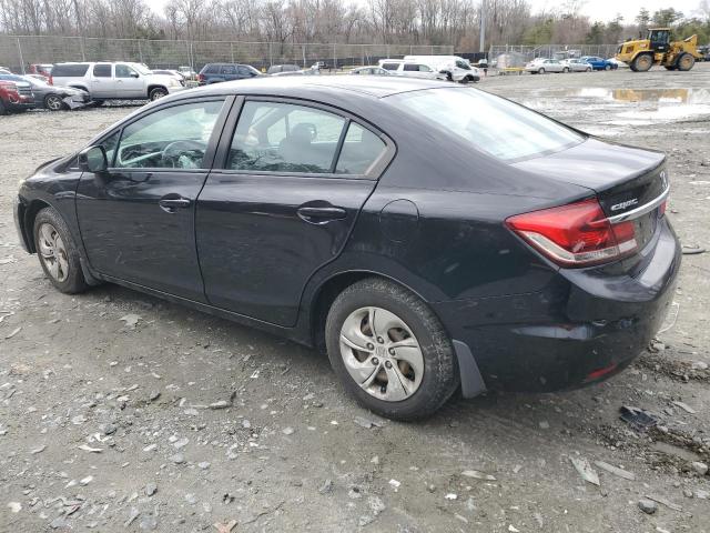 Photo 2 from auction – 2013 HONDA CIVIC LX with VIN 2HGFB2F57DH587738