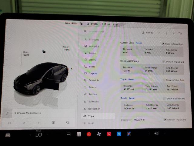 Снимка 9 от търг – 2022 TESLA MODEL 3 с VIN 5YJ3E1EA2NF190088