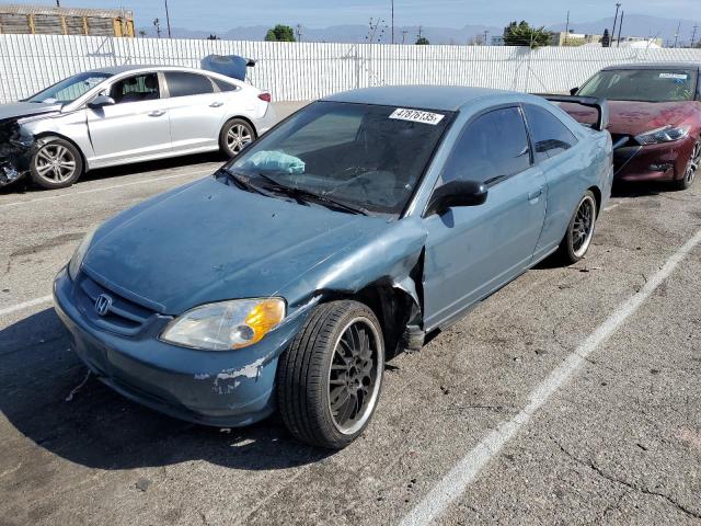 HONDA CIVIC LX 2002 with VIN 1HGEM22682L080383 - Photo from auction