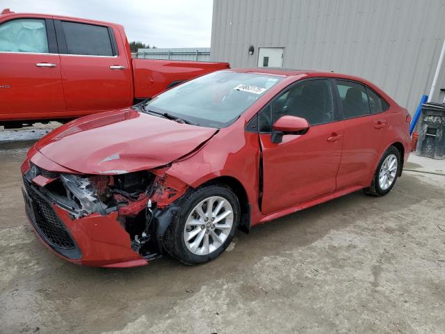 TOYOTA COROLLA LE 2020 with VIN 5YFHPRAEXLP005942 - Photo from auction