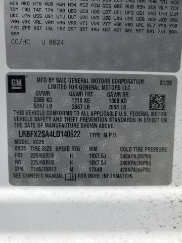 Photo 14 from auction – 2020 BUICK ENVISION E with VIN LRBFX2SA4LD140622