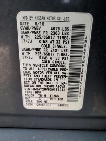 Photo 14 from auction – 2016 NISSAN ROGUE S with VIN JN8AT2MV9GW154943