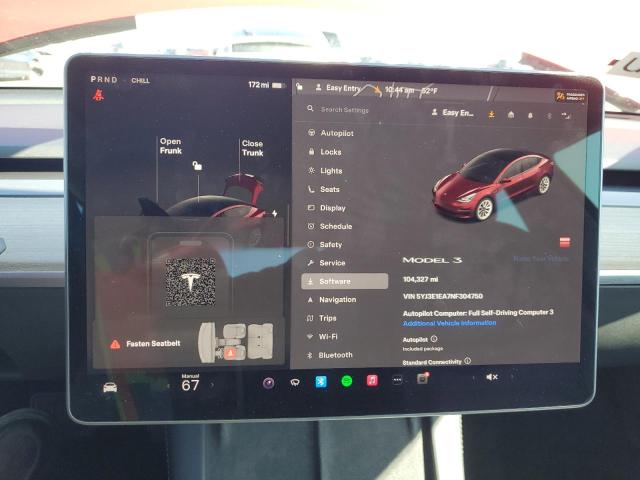 Снимка 9 от търг – 2022 TESLA MODEL 3 с VIN 5YJ3E1EA7NF304750
