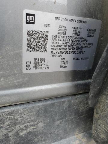 Photo 14 from auction – 2023 CHEVROLET TRAILBLAZE with VIN KL79MRSL6PB109887