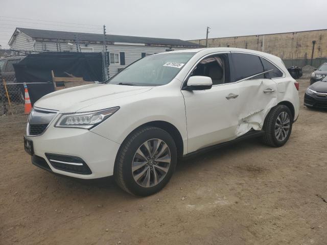 ACURA MDX TECHNO 2014 with VIN 5FRYD4H45EB038434 - Photo from auction