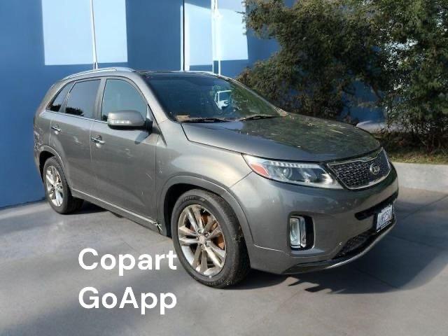 KIA SORENTO SX 2014 with VIN 5XYKWDA78EG445095 - Photo from auction