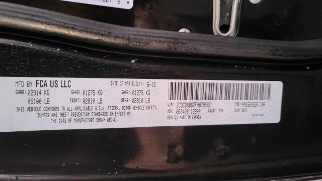 Photo 10 from auction – 2015 DODGE CHARGER SE with VIN 2C3CDXBG7FH878683