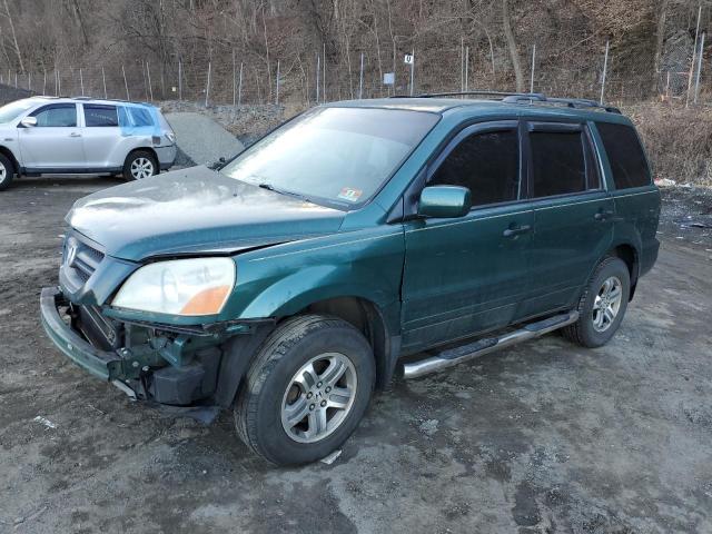 HONDA PILOT 2003 with VIN 2HKYF18413H504532 - Photo from auction