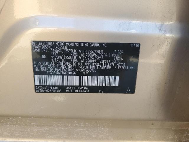 Фото 14 с аукциона – 2011 TOYOTA RAV4 LIMIT с VIN 2T3DF4DV0BW098426
