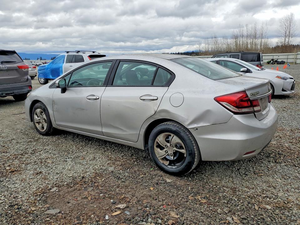 Photo 2 from auction – 2015 HONDA CIVIC with VIN 19XFB2F55FE253821