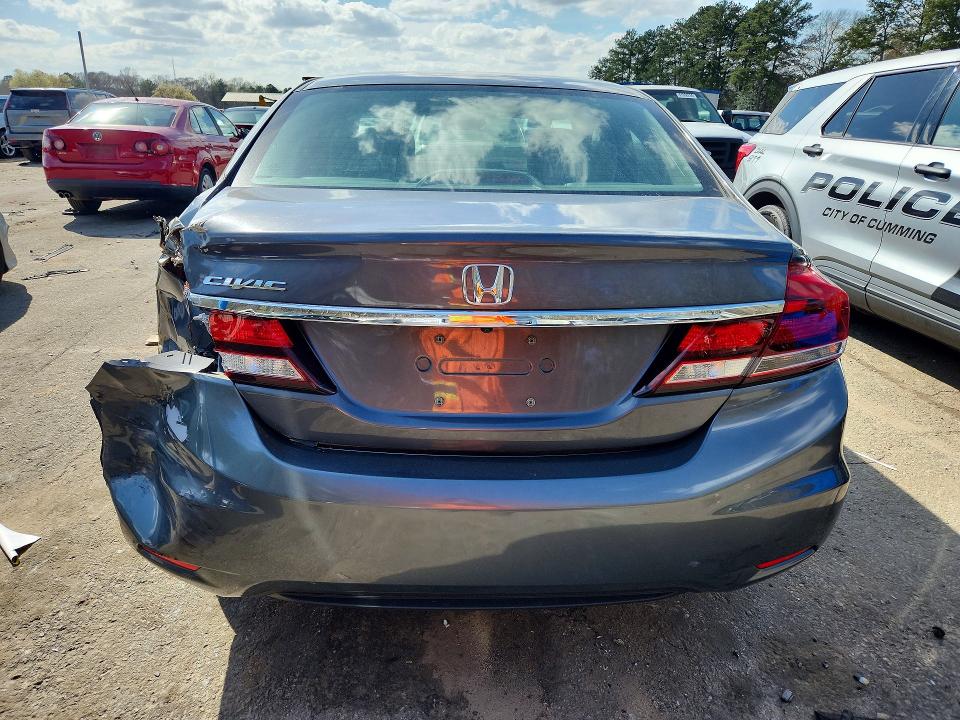 Photo 6 from auction – 2013 HONDA CIVIC with VIN 19XFB2F87DE265847
