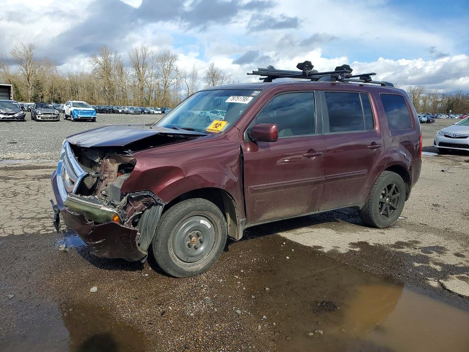 HONDA PILOT 2011 with VIN 5FNYF4H59BB019983 - Photo from auction