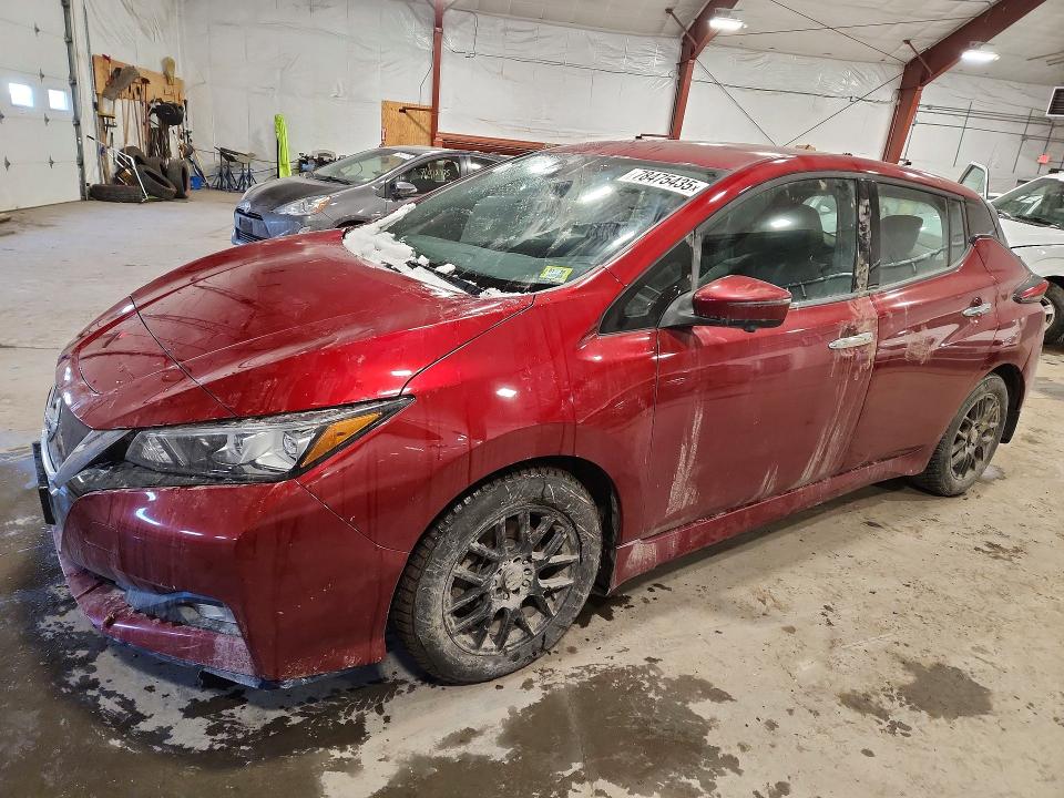 NISSAN LEAF 2022 with VIN 1N4BZ1DV9NC550447 - Photo from auction