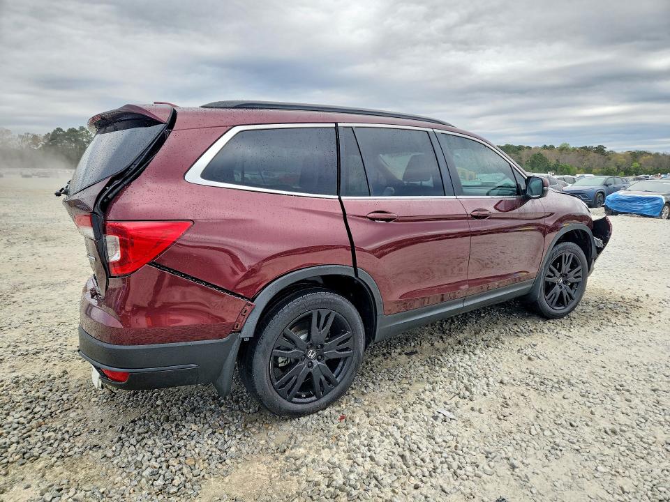 Photo 3 from auction – 2022 HONDA PILOT with VIN 5FNYF5H29NB030935