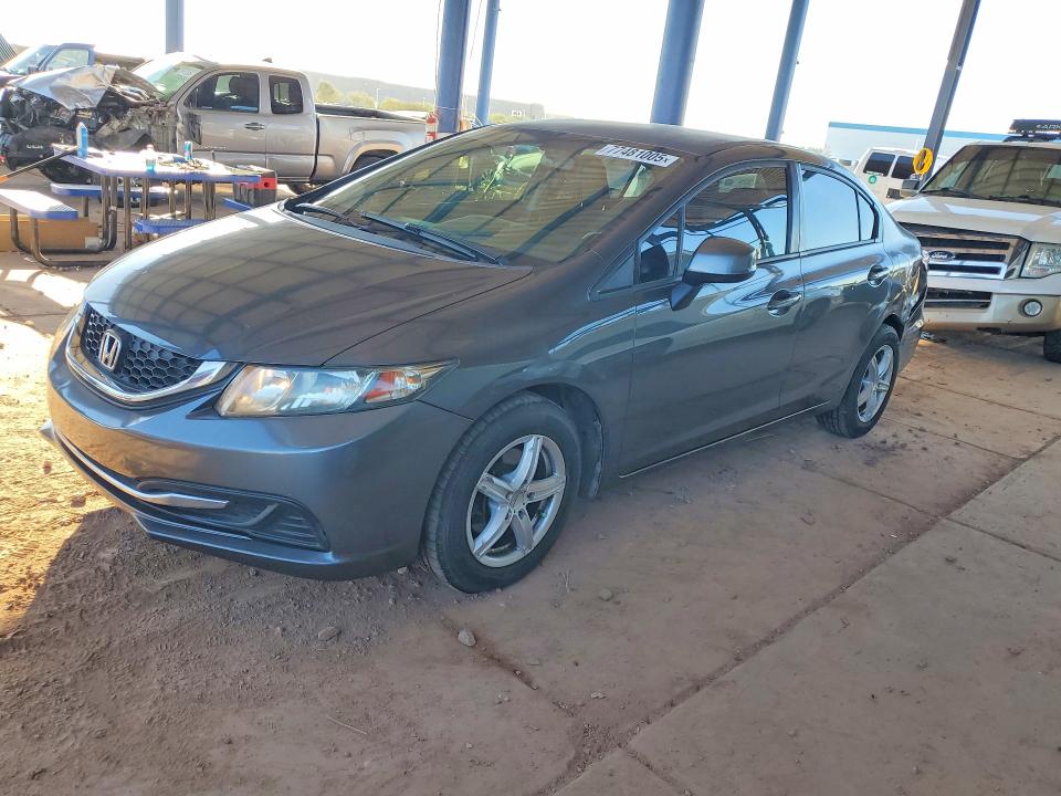 HONDA CIVIC 2013 with VIN 2HGFB2F55DH548923 - Photo from auction