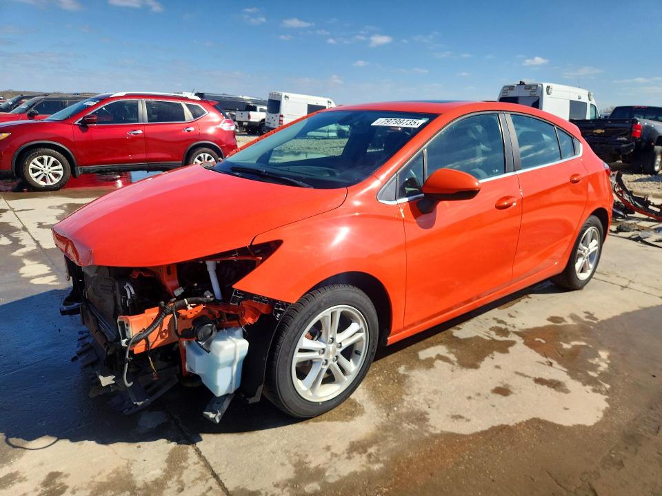 CHEVROLET CRUZE 2018 with VIN 3G1BE6SM4JS637330 - Photo from auction