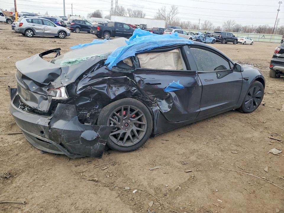 Photo 3 from auction – 2025 TESLA MODEL 3 with VIN 5YJ3E1EA2SF994922