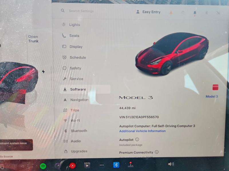 Photo 9 from auction – 2023 TESLA MODEL 3 with VIN 5YJ3E1EA0PF556570