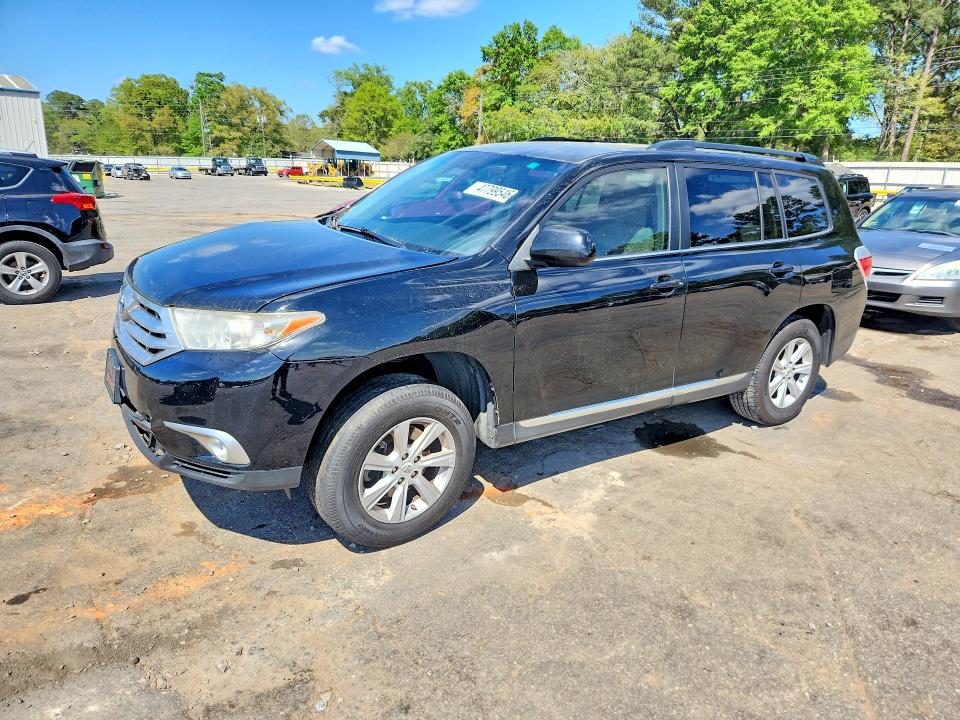 TOYOTA HIGHLANDER 2012 with VIN 5TDZK3EH4CS068420 - Photo from auction