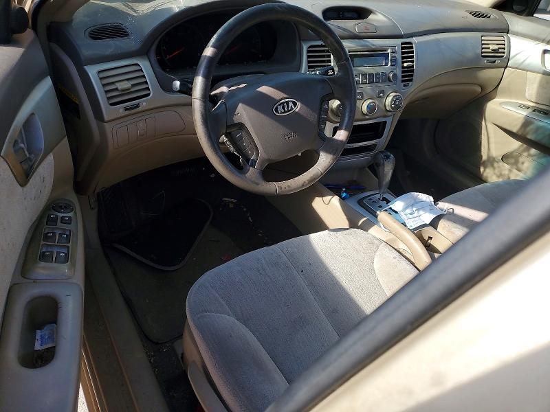 Photo 8 from auction – 2008 KIA OPTIMA with VIN KNAGE123385226588