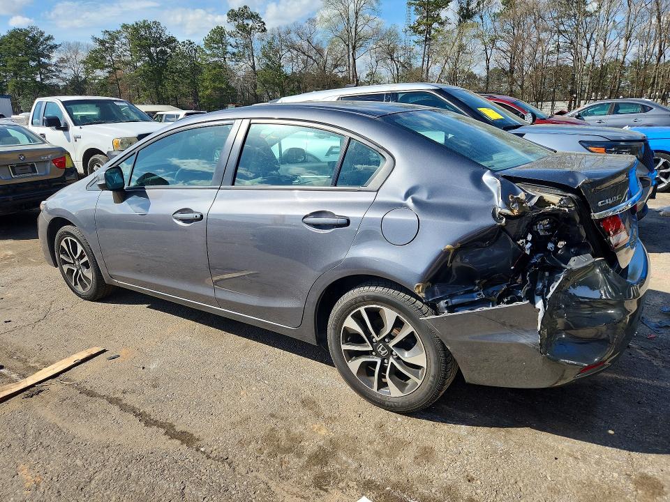 Photo 2 from auction – 2013 HONDA CIVIC with VIN 19XFB2F87DE265847