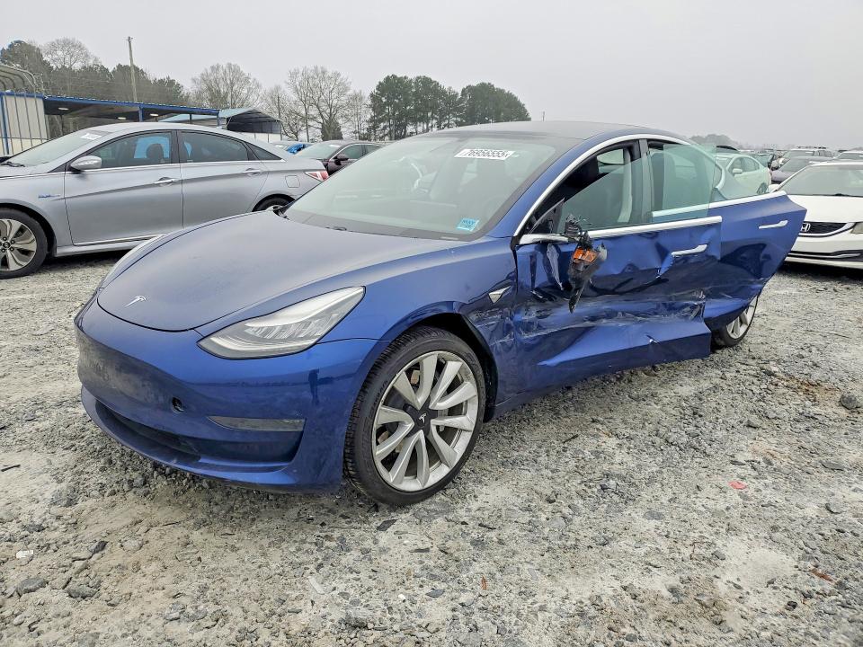 TESLA MODEL 3 2020 with VIN 5YJ3E1EA7LF598602 - Photo from auction