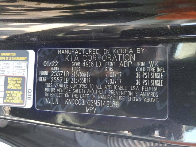 Photo 14 from auction – 2022 KIA NIRO with VIN KNDCC3LG3N5149186