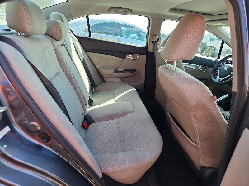 Photo 10 from auction – 2013 HONDA CIVIC with VIN 19XFB2F87DE265847