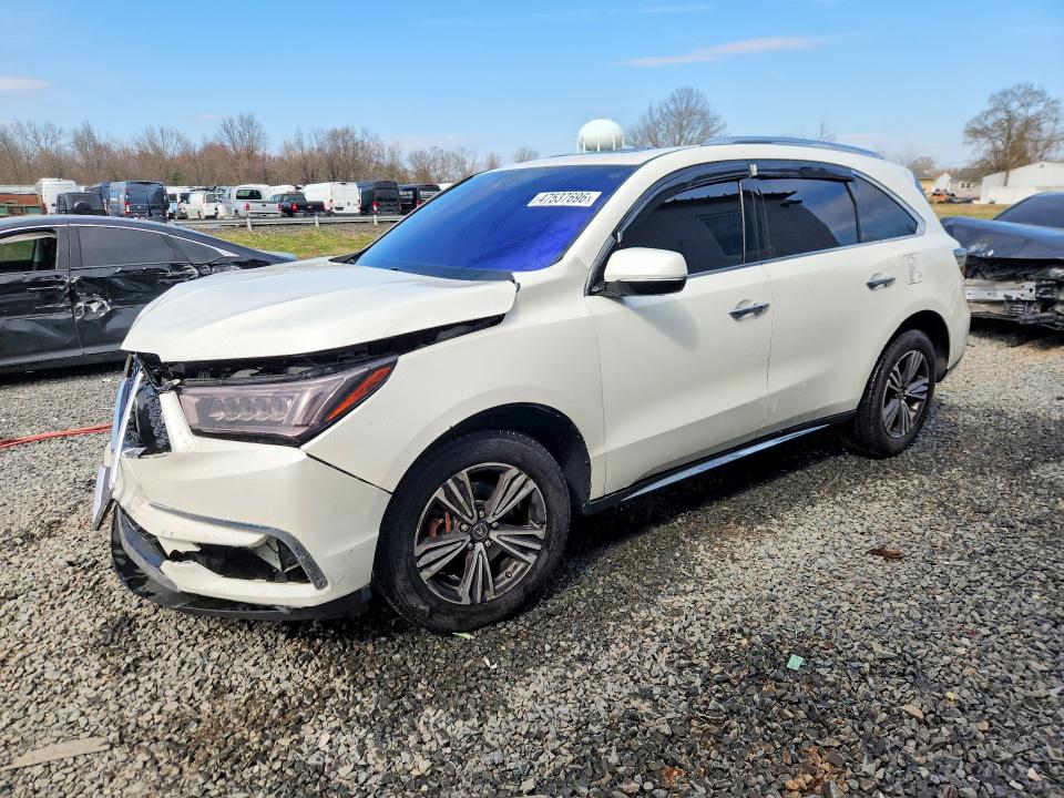 ACURA MDX 2017 with VIN 5FRYD4H39HB024919 - Photo from auction