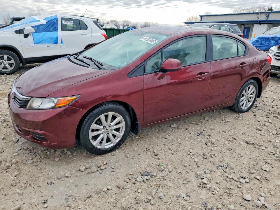 HONDA CIVIC 2012 with VIN 19XFB2F96CE030590 - Photo from auction