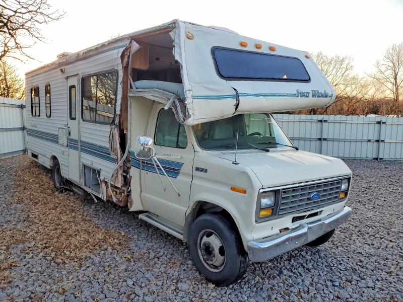FORD ECONOLINE 1991 with VIN 1FDKE30G2MHA88495 - Photo from auction