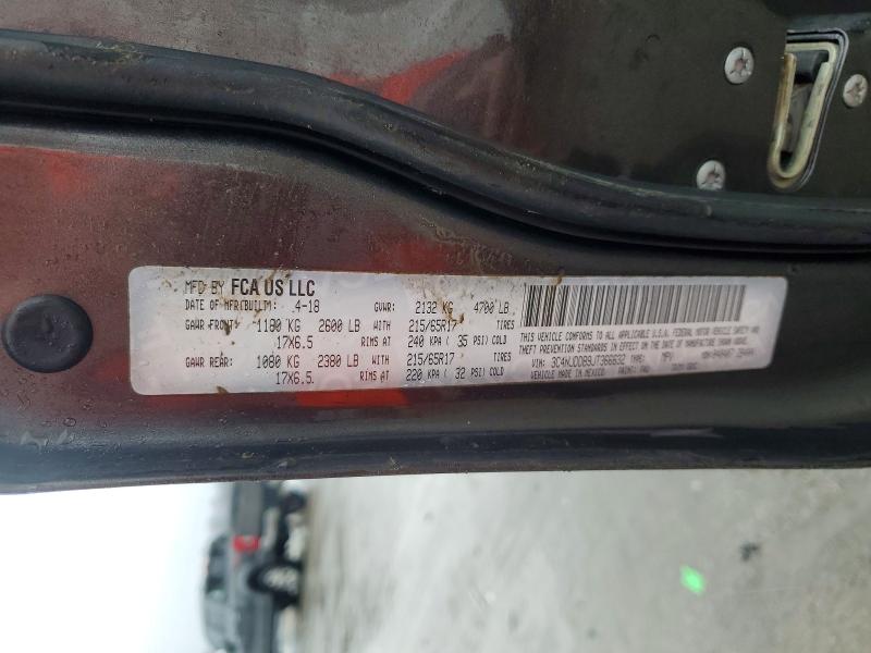 Photo 14 from auction – 2018 JEEP COMPASS with VIN 3C4NJDDB9JT366632
