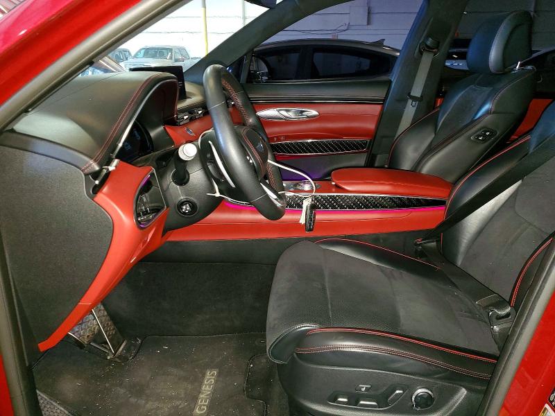 Photo 7 from auction – 2022 GENESIS GV70 with VIN KMUMCDTC7NU036254