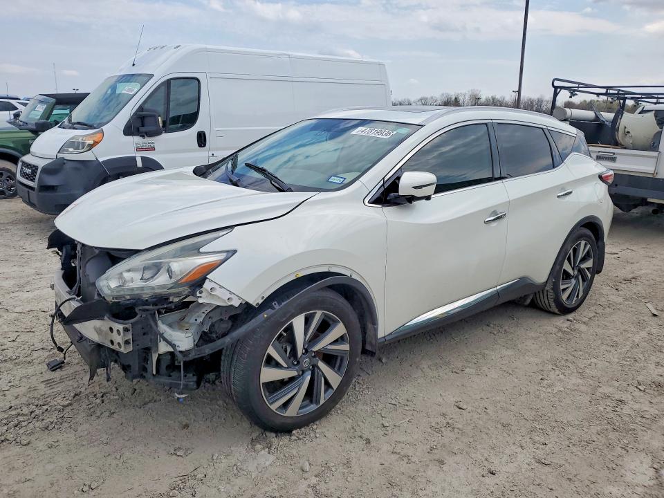 NISSAN MURANO 2017 with VIN 5N1AZ2MG2HN187233 - Photo from auction