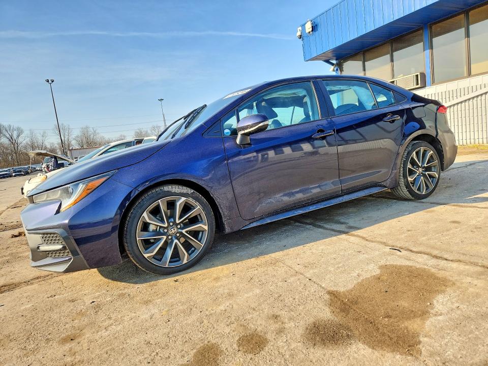 TOYOTA COROLLA 2021 with VIN 5YFP4MCE7MP090633 - Photo from auction