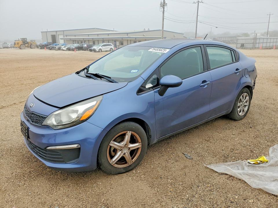KIA RIO 2016 with VIN KNADM4A34G6563496 - Photo from auction
