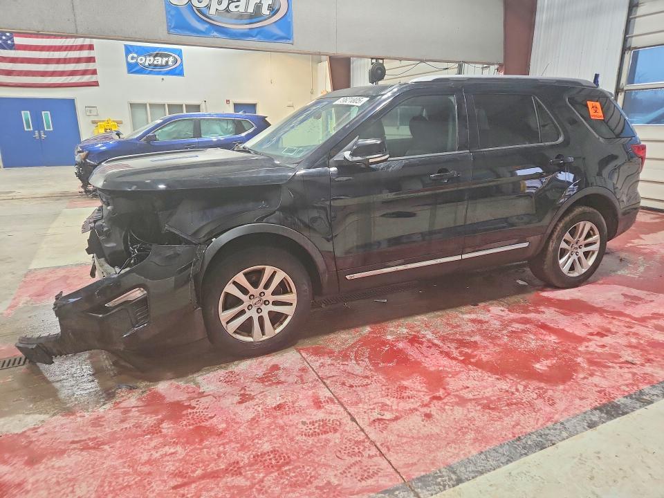 FORD EXPLORER 2018 with VIN 1FM5K8D81JGB69690 - Photo from auction