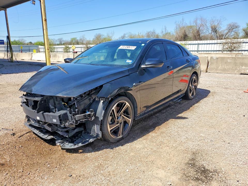 HYUNDAI ELANTRA 2023 with VIN KMHLR4AF9PU628585 - Photo from auction