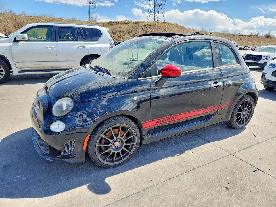 FIAT 500 2015 with VIN 3C3CFFJH3FT550621 - Photo from auction