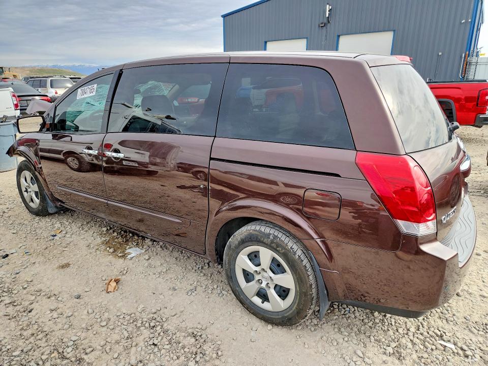 Photo 2 from auction – 2007 NISSAN QUEST with VIN 5N1BV28U77N120416