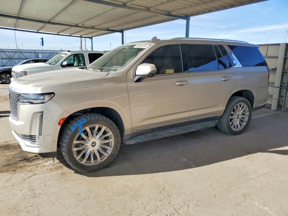 CADILLAC ESCALADE 2021 with VIN 1GYS4BKL4MR465019 - Photo from auction